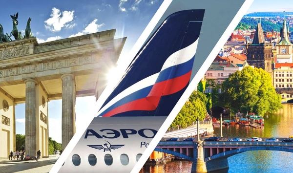 Аэрофлот объявил распродажу авиабилетов: ✈ в Прагу -22%, в Берлин -14%