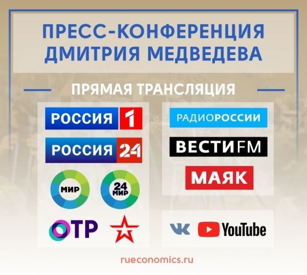 Медведев подводит итоги 2019 года в беспрецедентном формате большой пресс-конференции