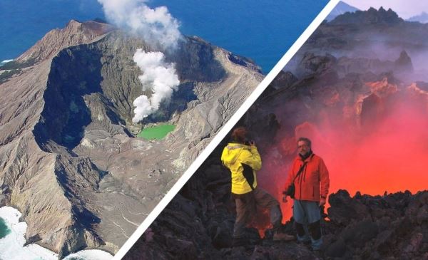 Новозеландский вулкан не подпускает спасателей забрать погибших туристов и гидов